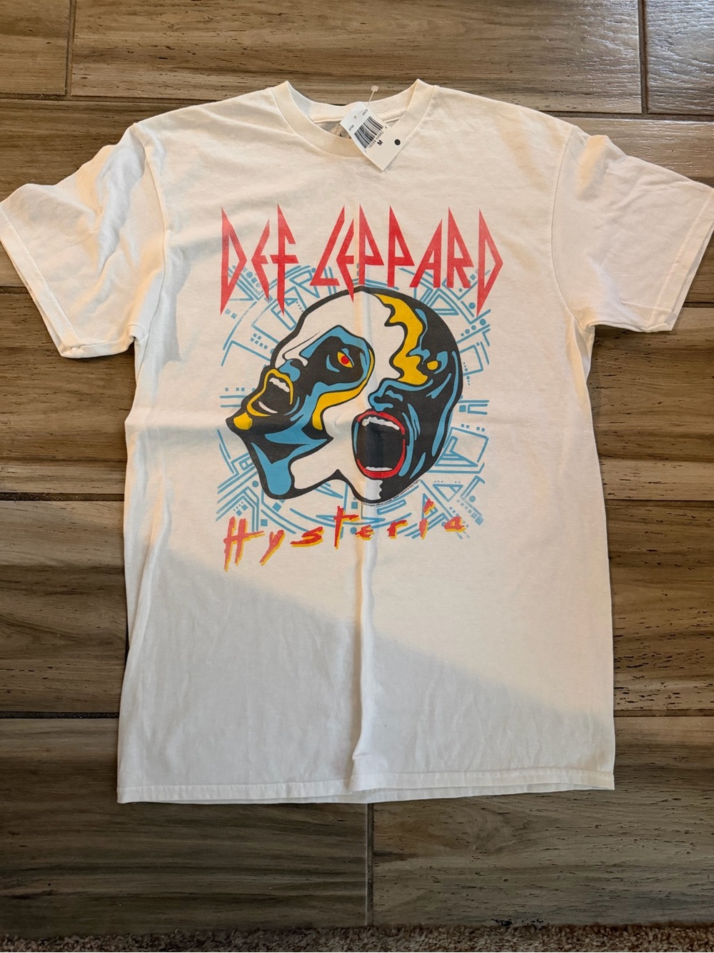 Def Leppard White Hysteria Graphic Tee